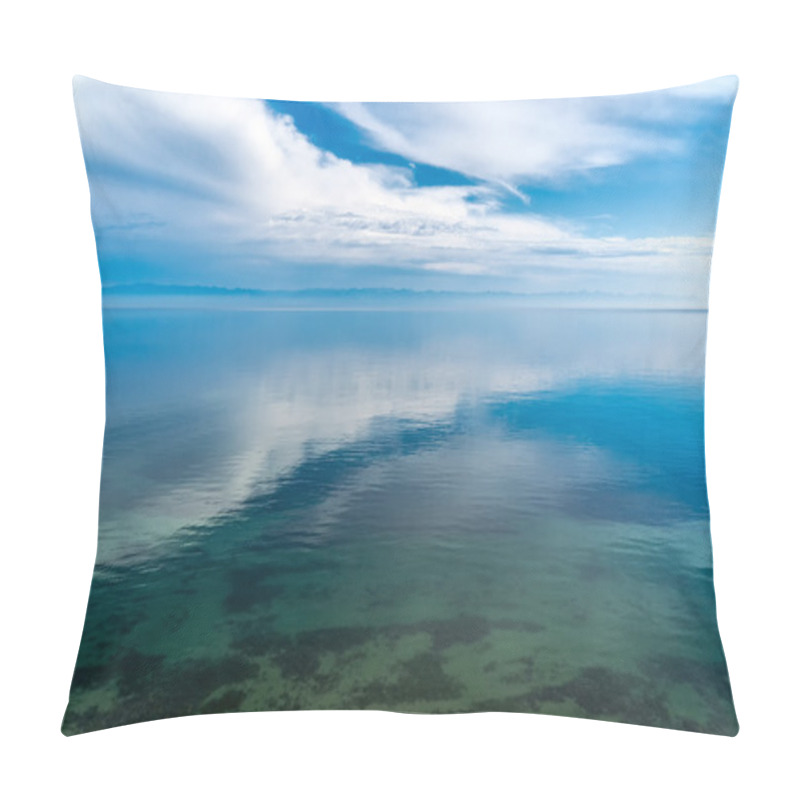 Personality  Reflection Of Clouds In Lake Baikal Pillow Covers