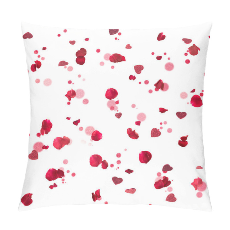 Personality  Seamless Roses Hearts Pillow Covers