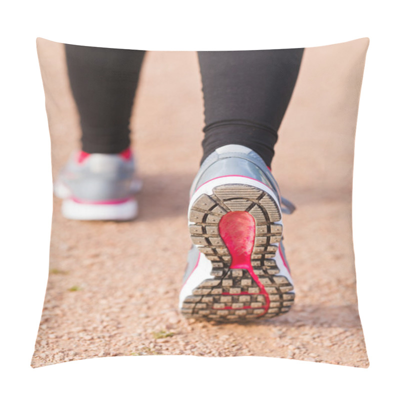 Personality  Running Shoes Close Up Pillow Covers