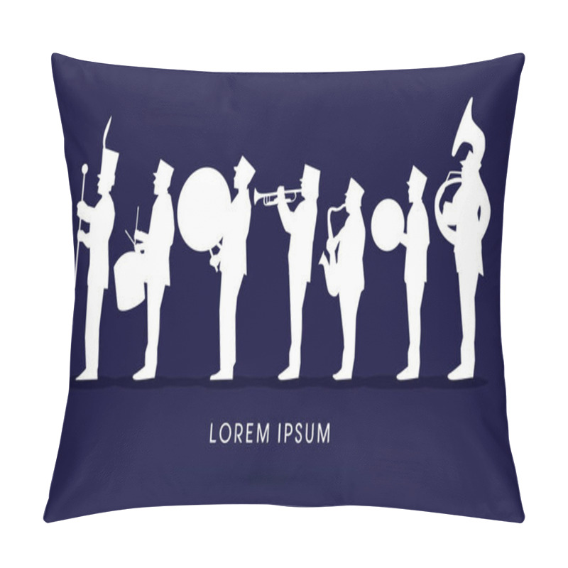 Personality  Silhouette Marching Band  Pillow Covers