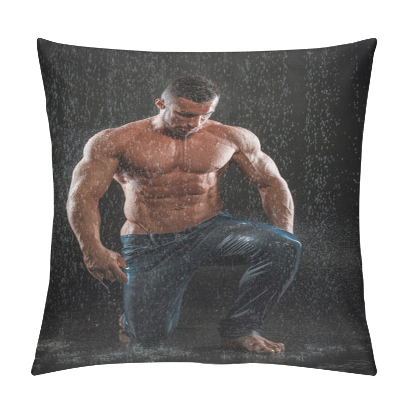 Personality  Muscular Handsome Athletic Man  Pillow Covers