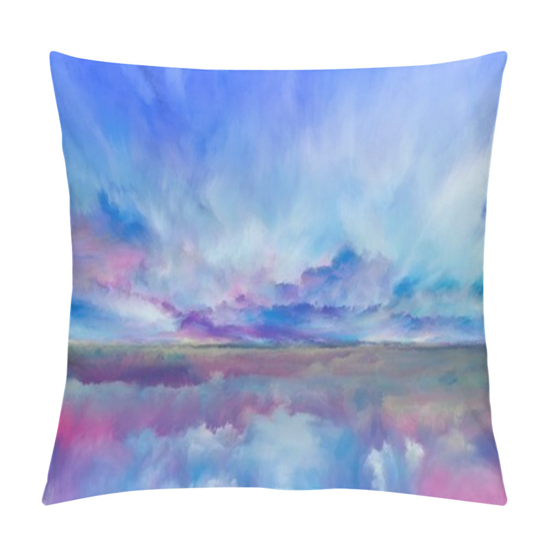 Personality  Virtual Abstract Landscape Pillow Covers