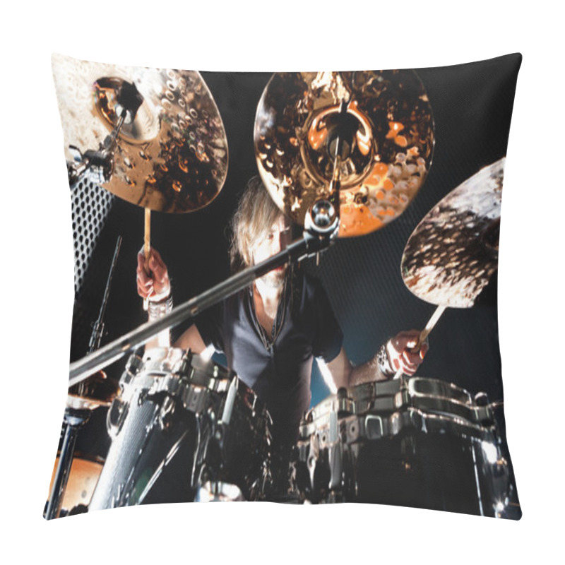 Personality  Live Music And Drummer.Music Instrument Pillow Covers