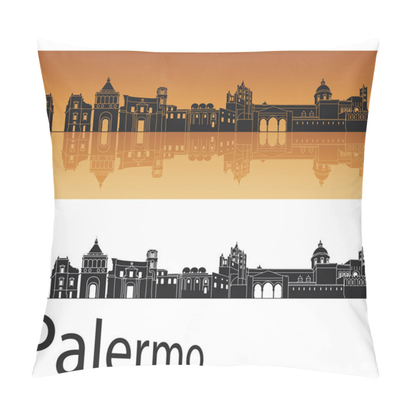 Personality  Palermo Skyline Pillow Covers