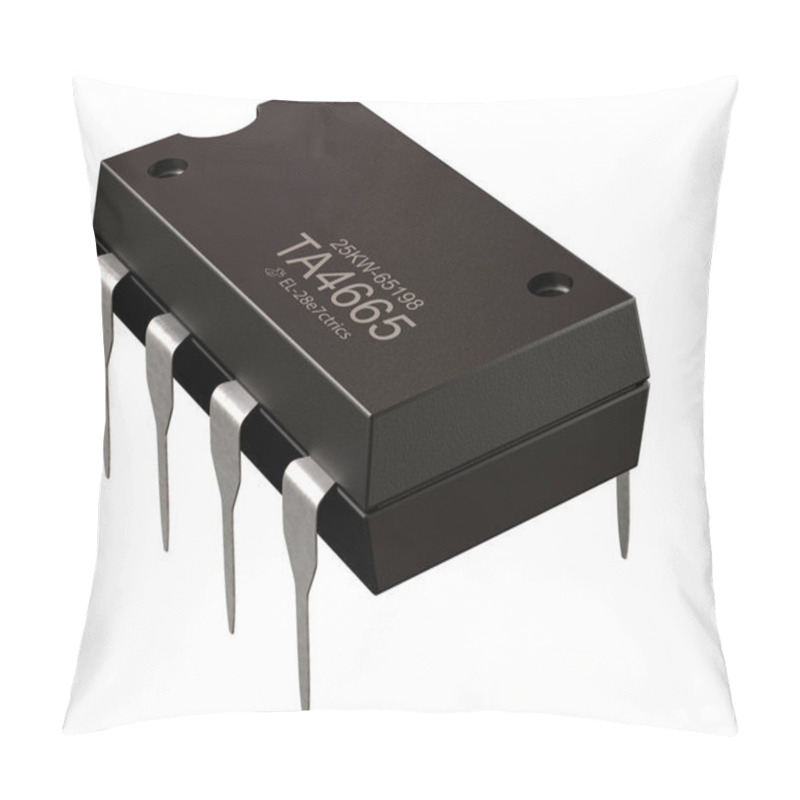 Personality  Integrated Circuit Or 8 Pin Micro Chip. Computer Integrated Circuit Design. Pillow Covers