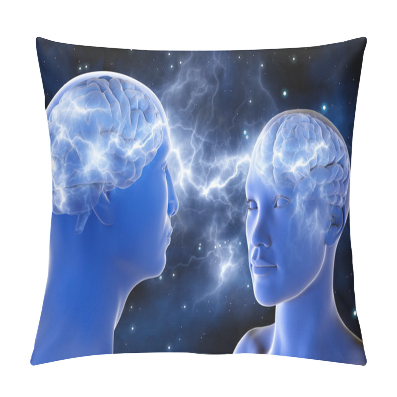 Personality  Neural Connections In The Brains Of Men And Women. Love At First Pillow Covers