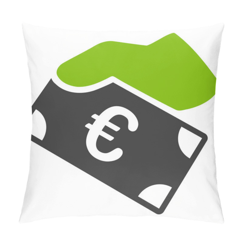 Personality  Euro Payment Icon Pillow Covers