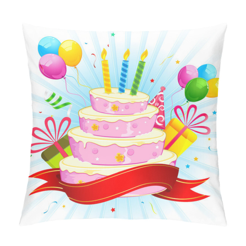 Personality  Birthday Card Pillow Covers