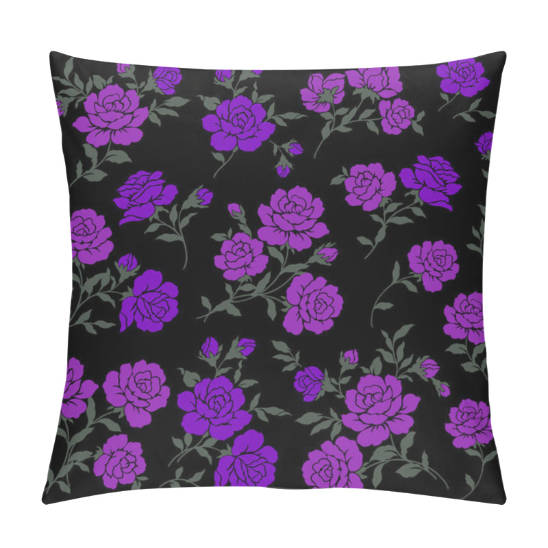 Personality  The Illustration Of Rose Pillow Covers