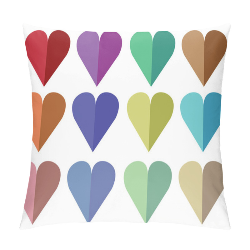 Personality  Origami Hearts  Pillow Covers