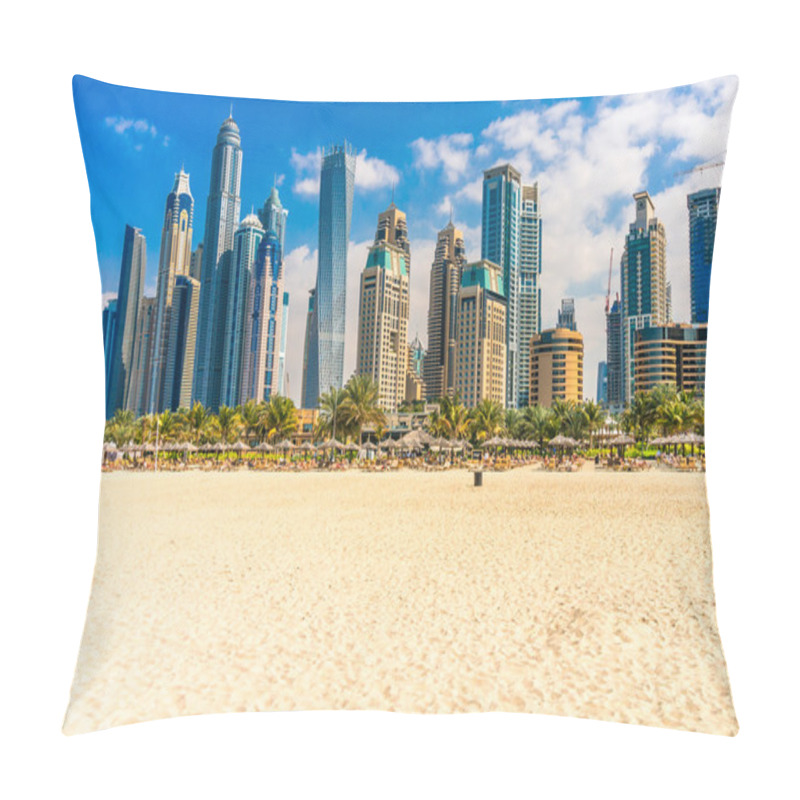 Personality  Dubai Marina. Pillow Covers