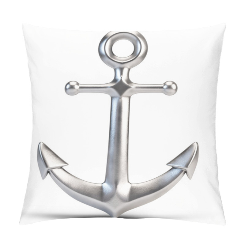 Personality  Metal Anchor On Background Pillow Covers