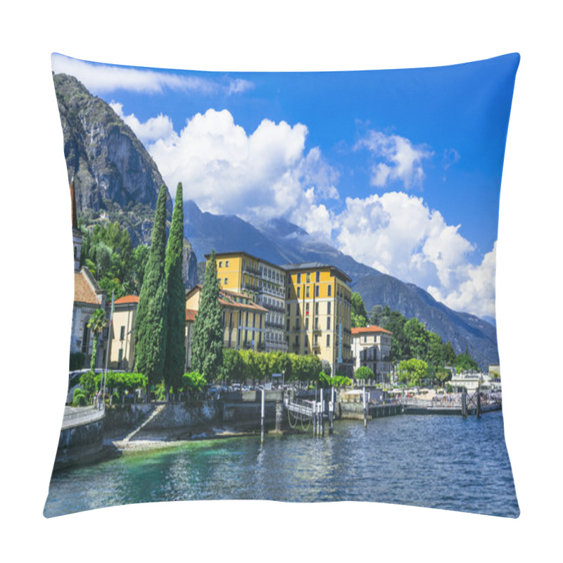 Personality  Scenic Landscapes Of Lago Di Como - Cadenabbia, Italy Pillow Covers