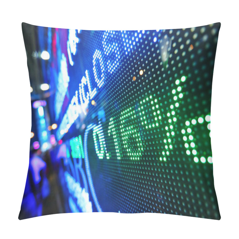 Personality  Stock Market Price Display Abstract Pillow Covers