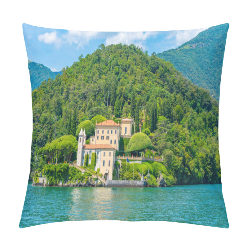 Personality  Villa Del Balbianello At Lake Como In Italy Pillow Covers