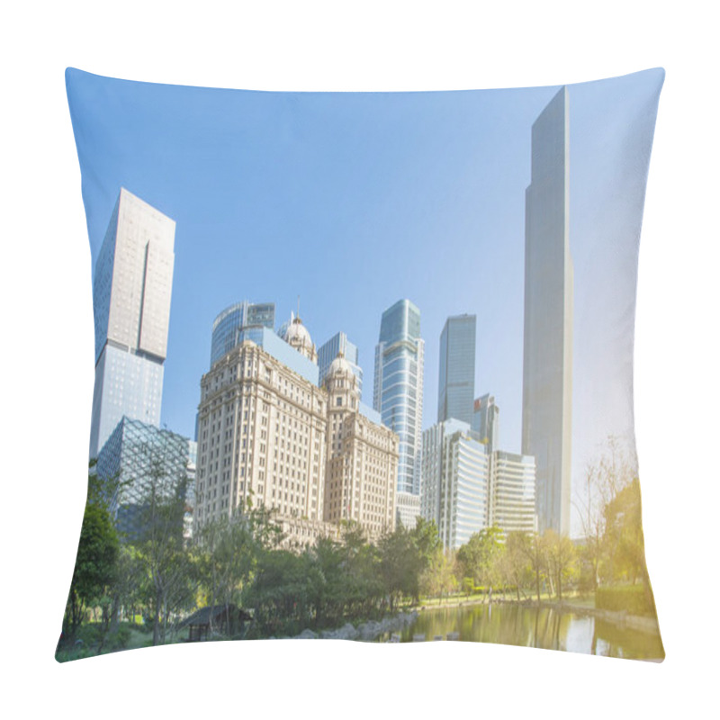 Personality  The Skyline Of The Architectural Landscape Of The City Center Co Pillow Covers