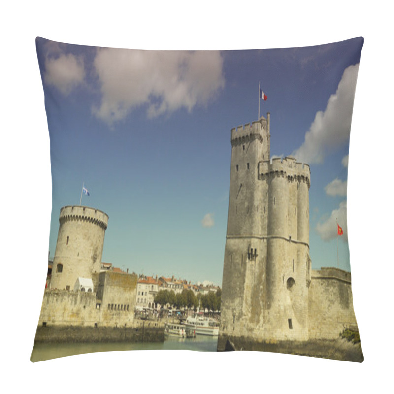 Personality  Castle At La Rochelle, France Pillow Covers