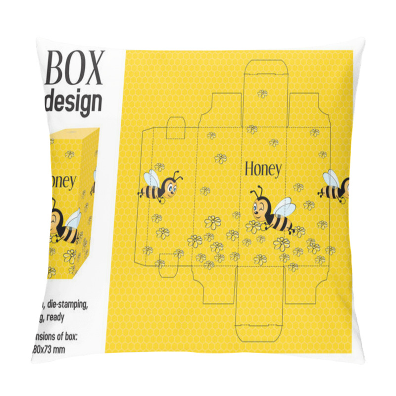 Personality  Box Design Love, Die-stamping, Folding, Ready, Dimensions 73x180 Pillow Covers