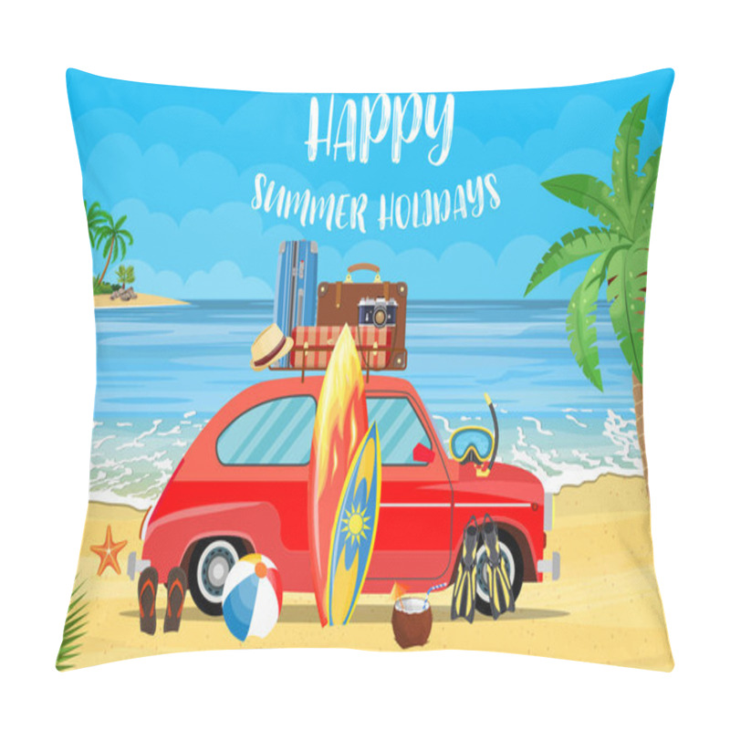 Personality  Surfing Weekend Concept Pillow Covers