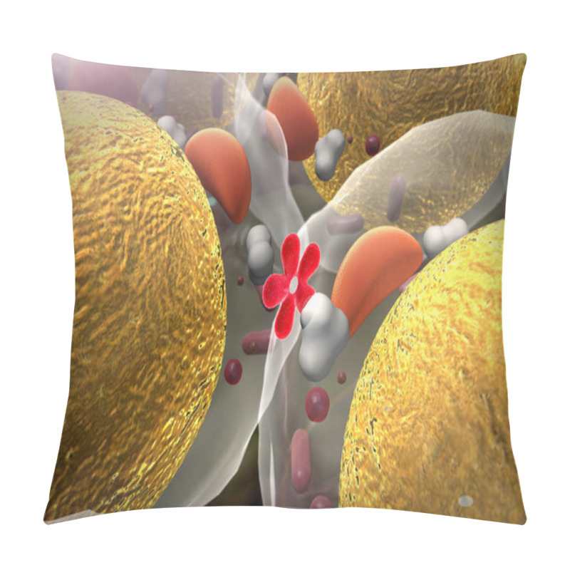 Personality   Cholesterol In A Cells Pillow Covers