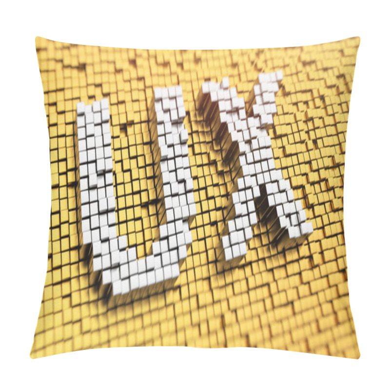 Personality  Pixelated UX Pillow Covers