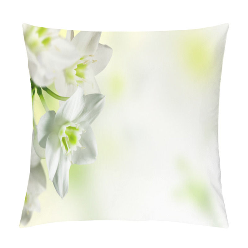 Personality  White Flowers Pillow Covers