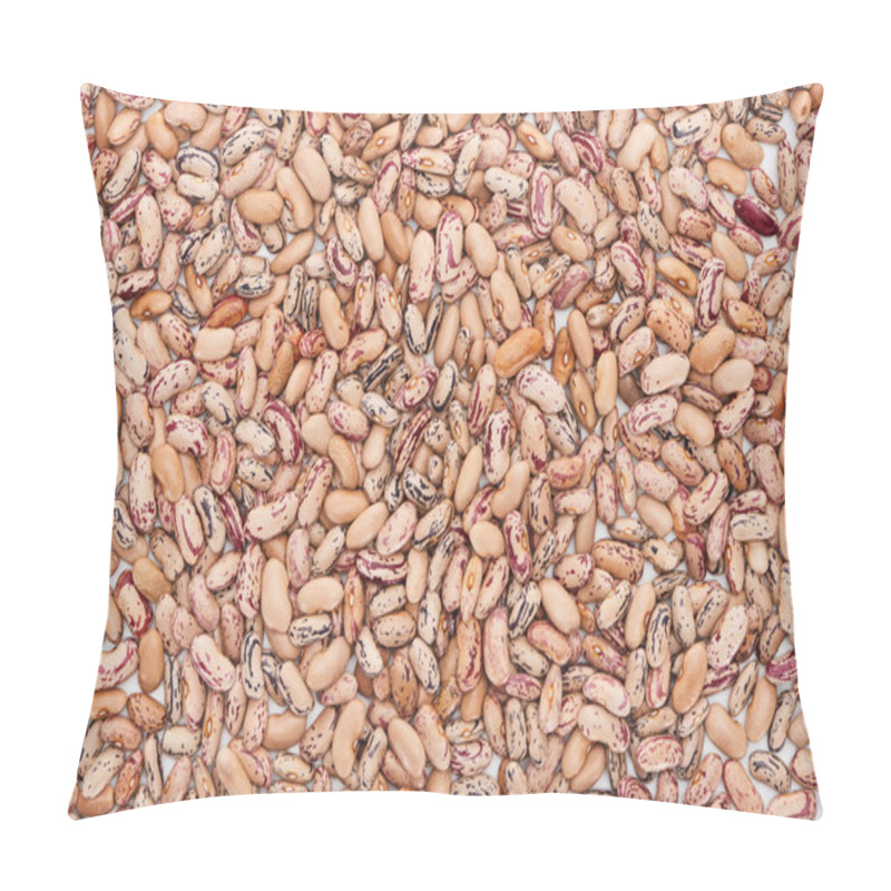 Personality  Top View Of Uncooked Whole Pinto Beans Pillow Covers