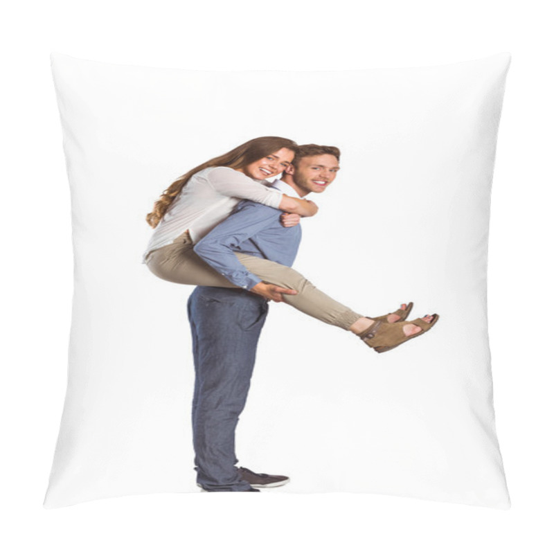 Personality  Man Carrying Woman Pillow Covers