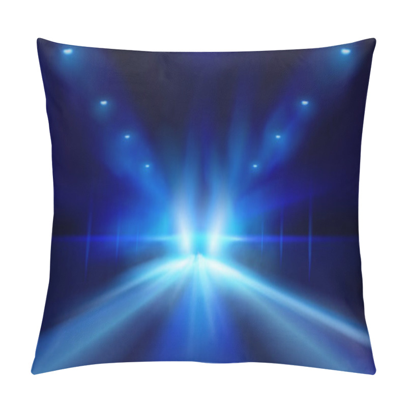 Personality  City At Night. Vector Illustration. Pillow Covers