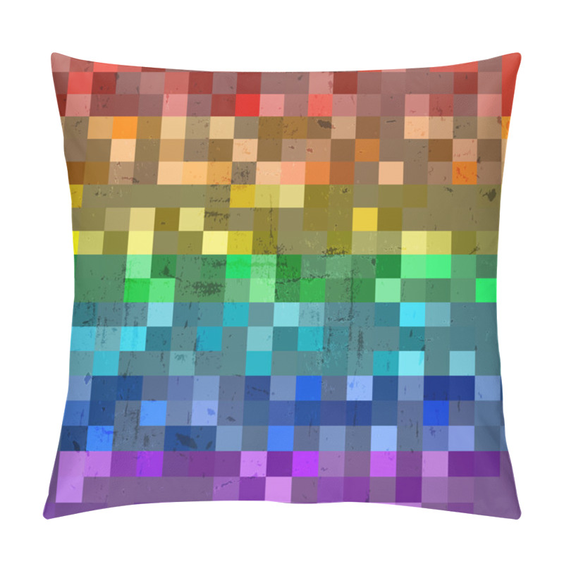 Personality  Vector Mosaic Background Pillow Covers