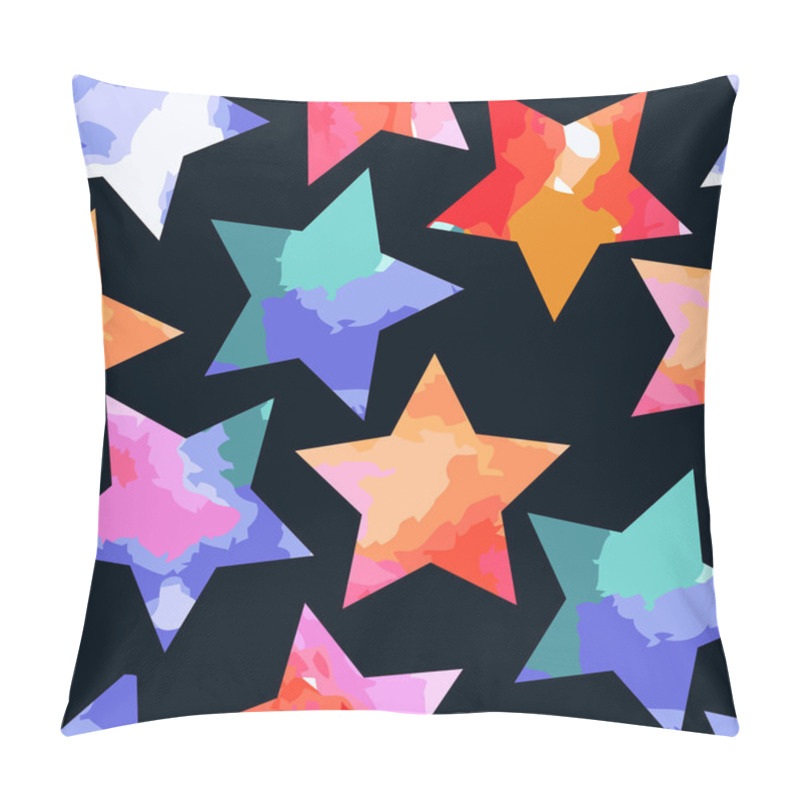 Personality  Abstract Grunge Stars Pillow Covers