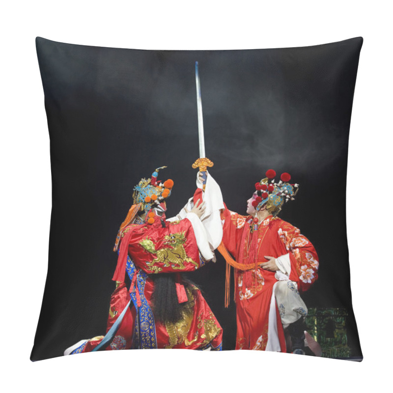 Personality  Chinese Traditional Opera Actor With Theatrical Costume  Pillow Covers