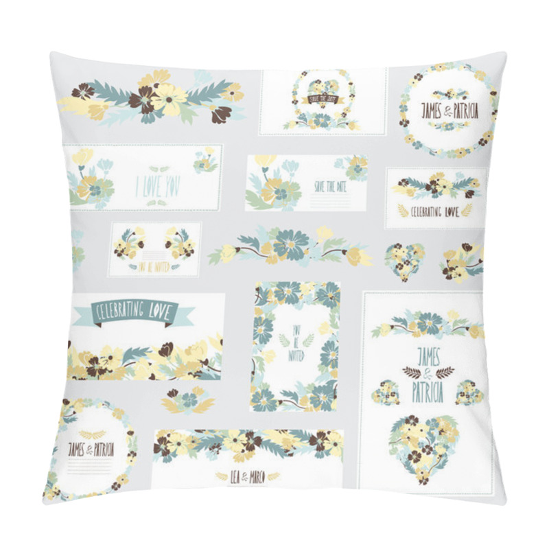 Personality  Floral Cards Set Pillow Covers