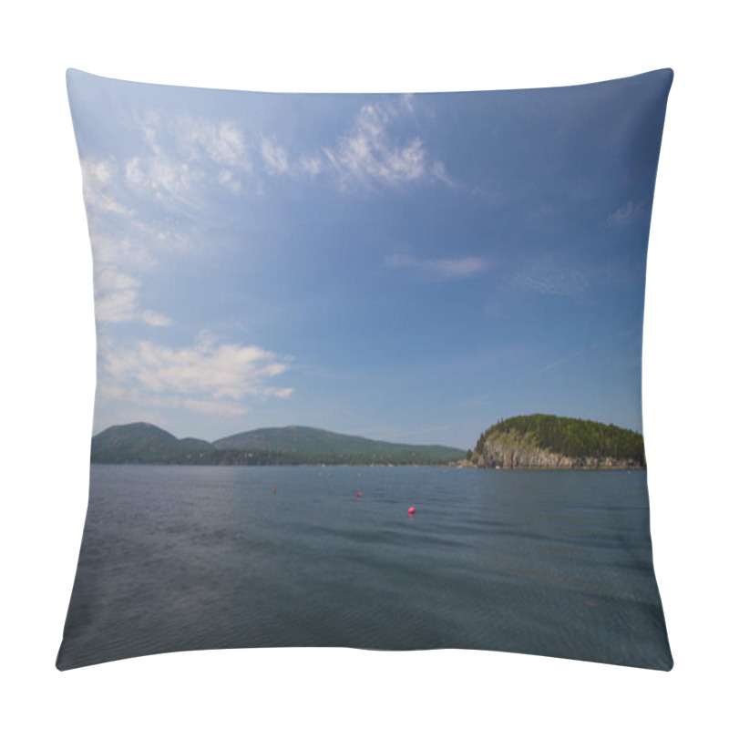 Personality  A Beautiful View Of Mount Desert And Porcupine Islands, Maine Pillow Covers