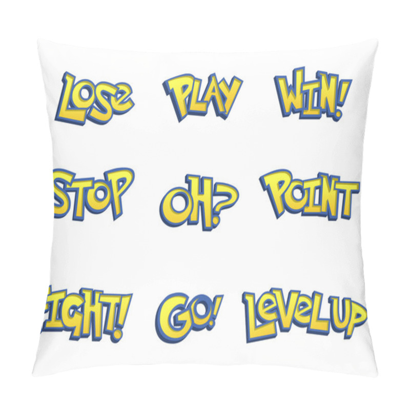 Personality  Cartoon Lettering Design Pillow Covers