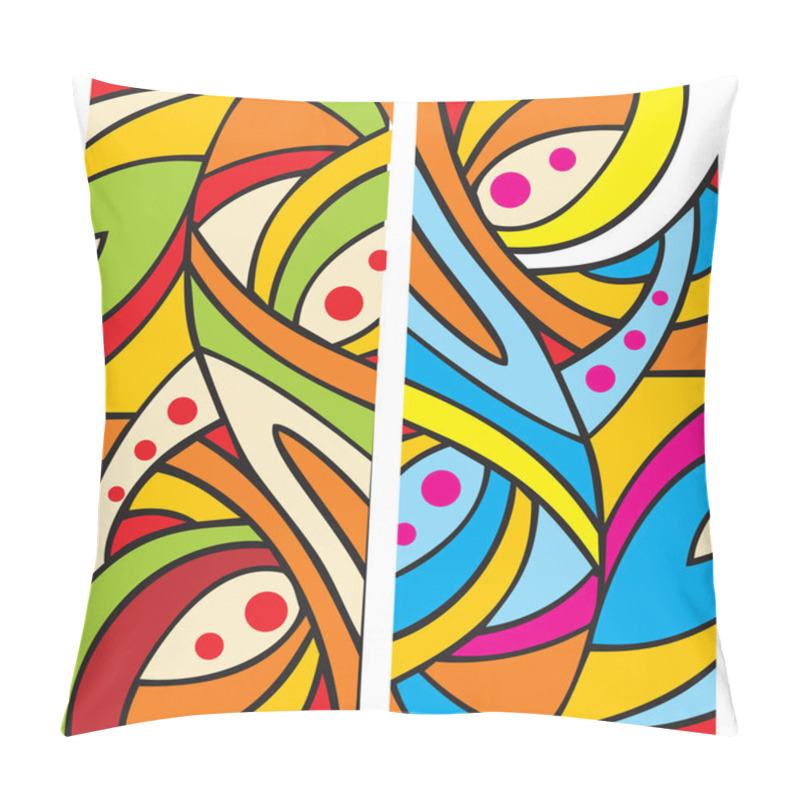 Personality  Abstract Background Geometric Pillow Covers