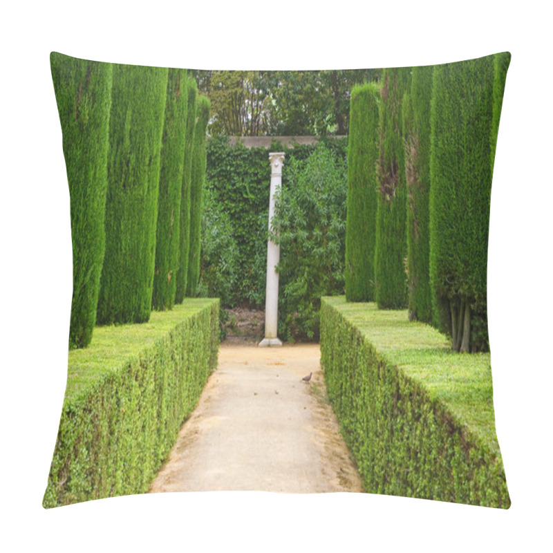 Personality  Garden Of The Poets, Alcazar Palace Pillow Covers