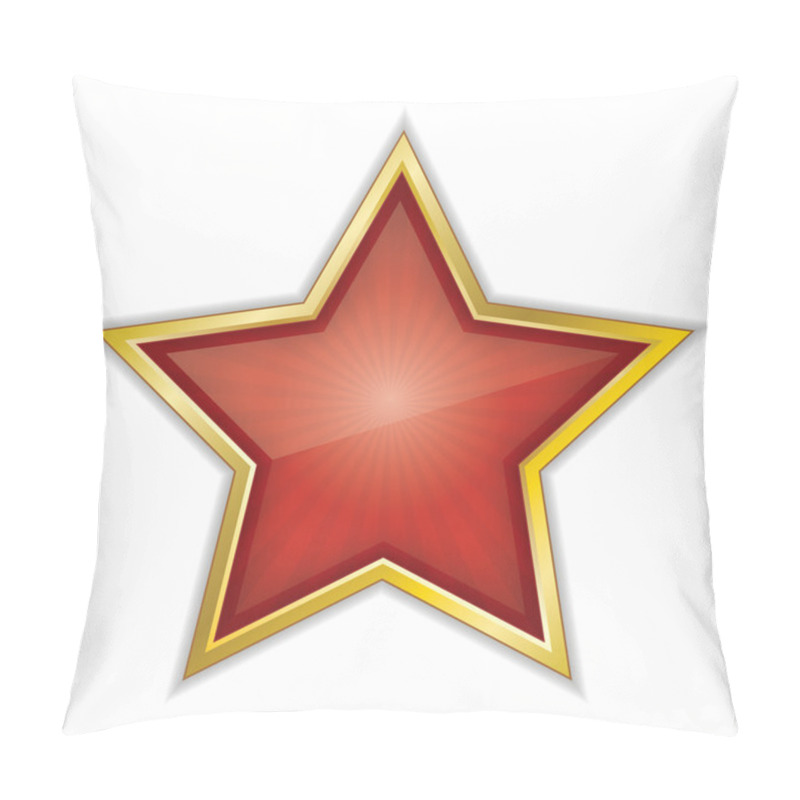 Personality  Red Star Vector Illustration Pillow Covers