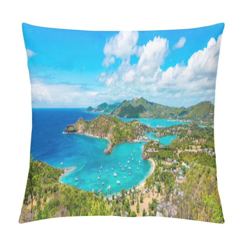 Personality  Panoramic Landscape Of Shirley Heights, Antigua And Barbuda Pillow Covers