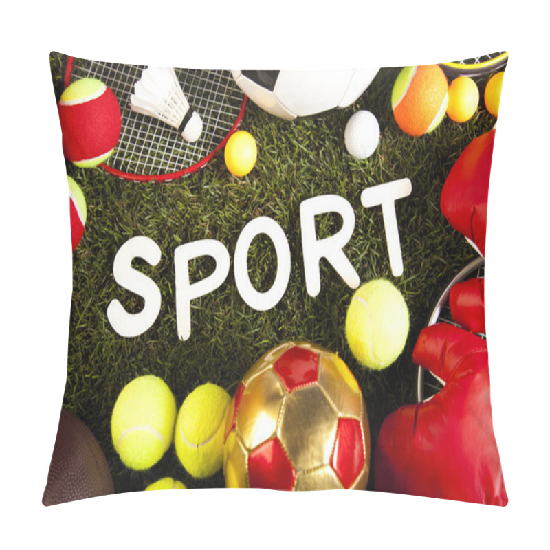 Personality  Sport Equipment And Balls Pillow Covers