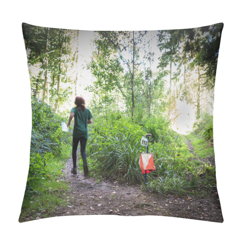 Personality  Orienteering Equipment In The Forest Pillow Covers