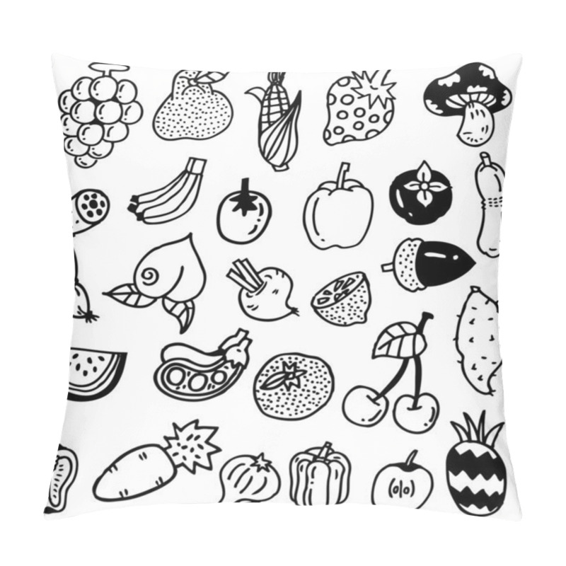 Personality  Hand Draw Vegetable Pillow Covers