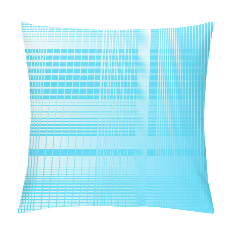 Personality  Monochrome White Gradient Grid, Mesh, Lattice Or Grating. Intersected Lines Vector Illustration Pillow Covers