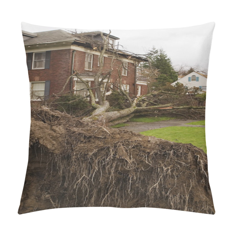 Personality  Fallen Tree And House Pillow Covers