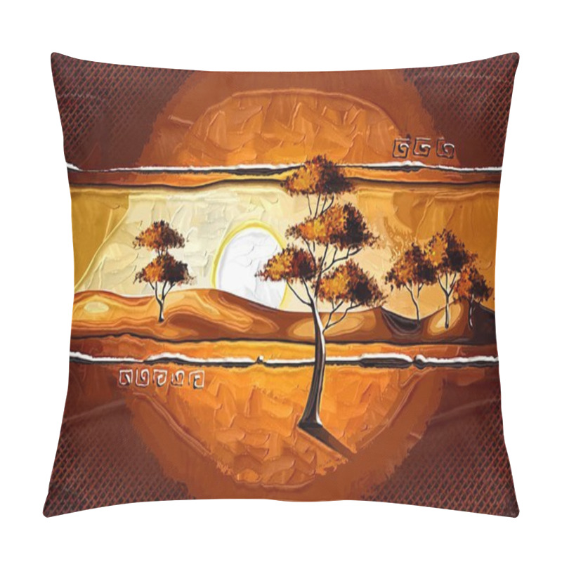 Personality  African Motive Art Pillow Covers