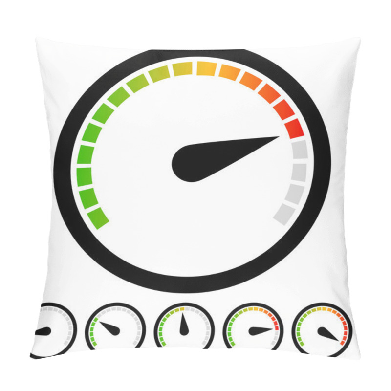 Personality  Dial, Gauge Templates. Pillow Covers