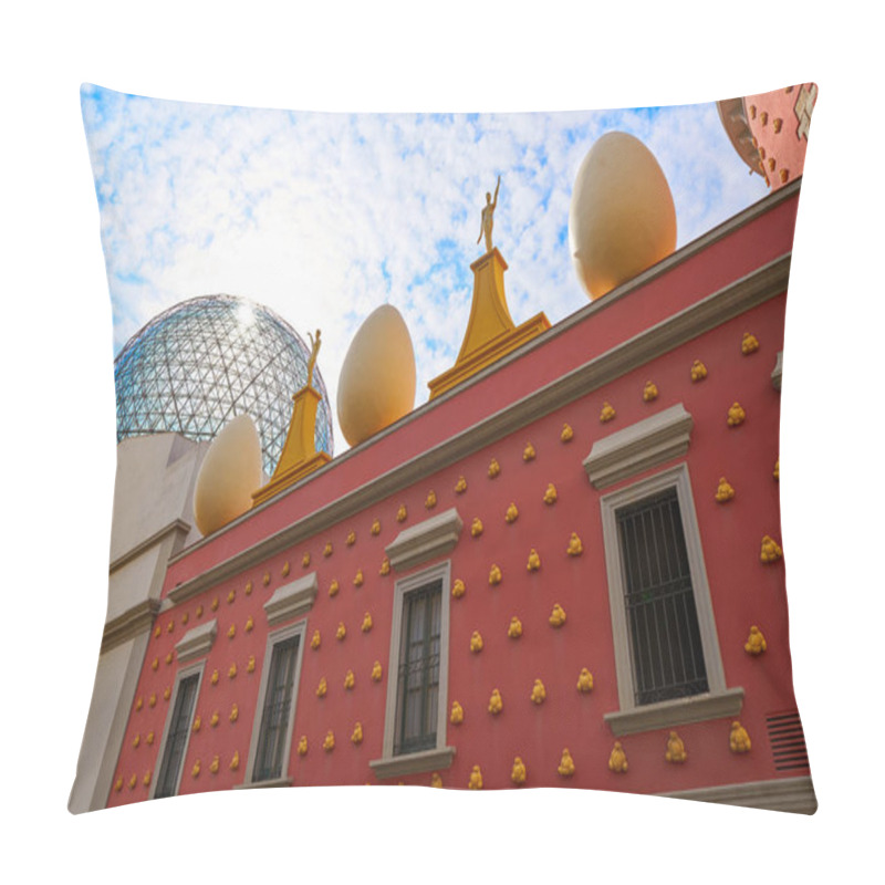 Personality  Salvador Dali Museum In Figueres Figueras Of Catalonia Spain Pillow Covers