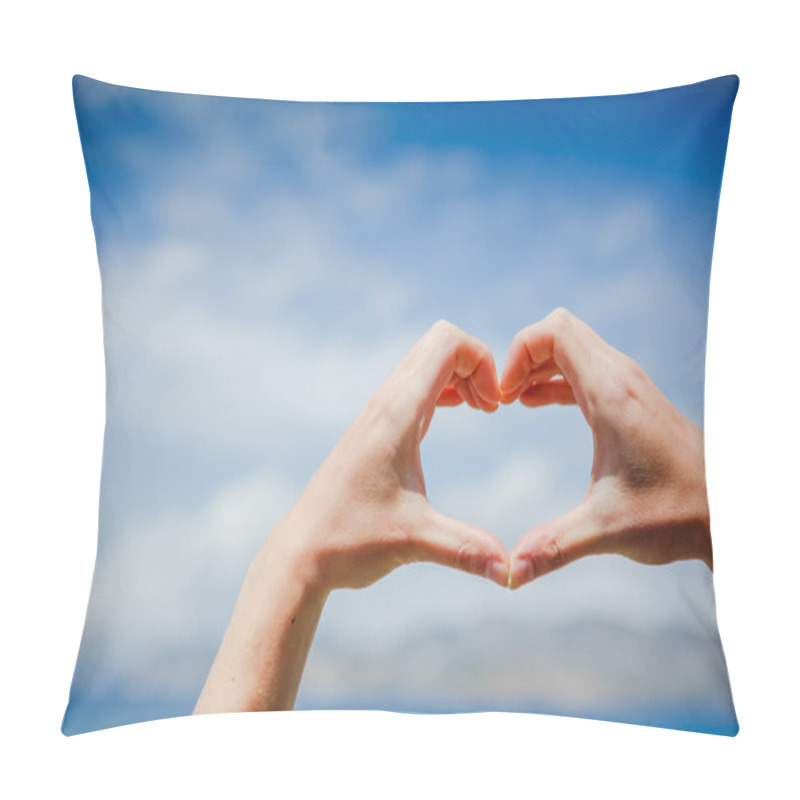 Personality  Heart Shaped Sign Pillow Covers