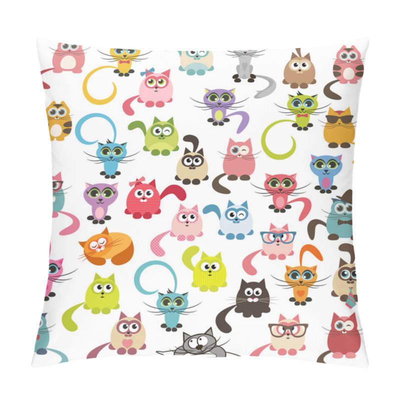 Personality  Set Of Cats And Kittens Pillow Covers