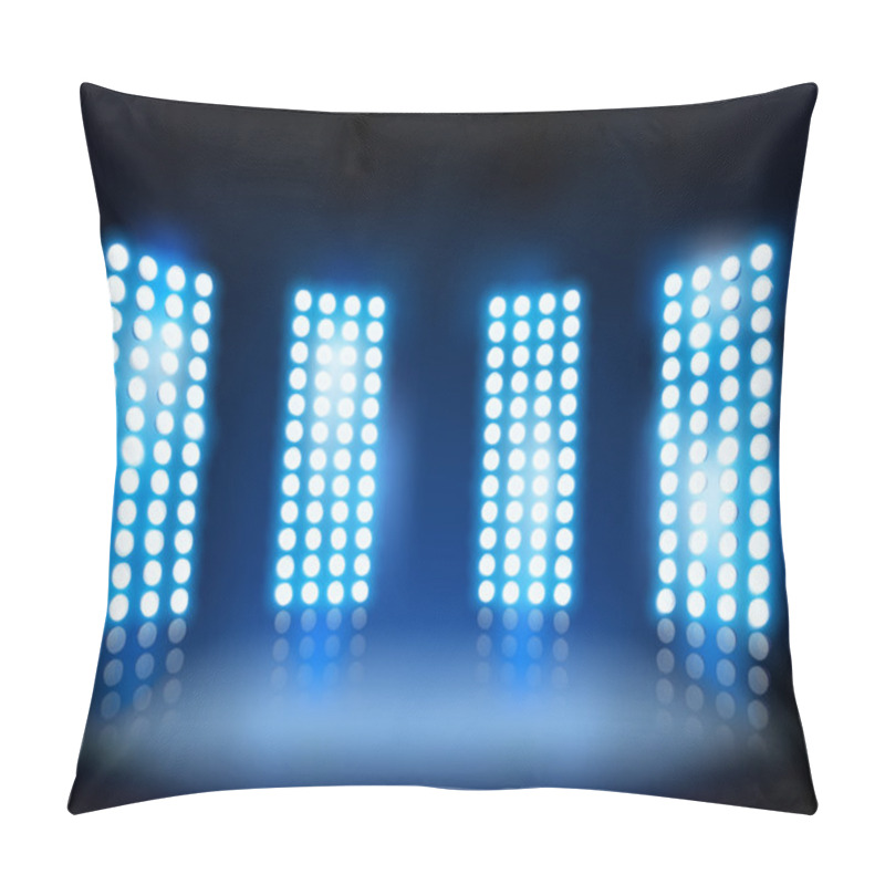 Personality  Floodlights. Vector Illustration. Pillow Covers